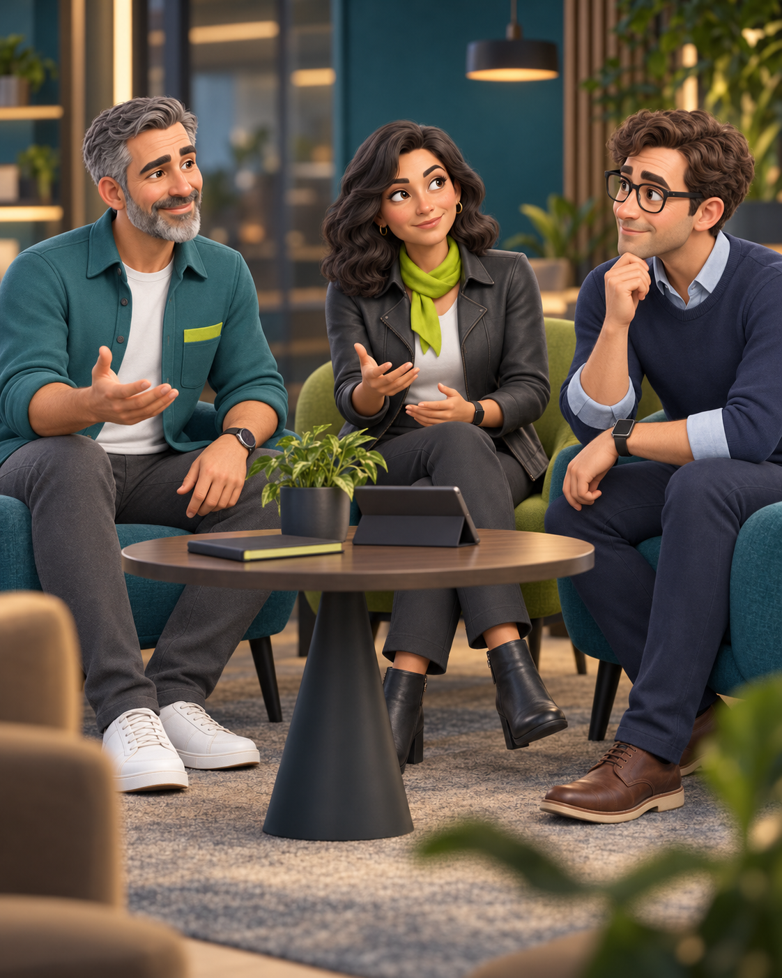 Provectus advisors sitting with a business owner for a calm technology conversation